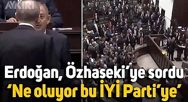 Erdoğan, Mehmet Özhaseki'ye sordu: