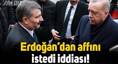 Fahrettin Koca istifa mı edecek? Erdoğan'dan affını istedi iddiası