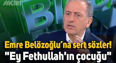 Fatih Altaylı'dan Emre Belözoğlu'na: Ey Fethullah'ın çocuğu