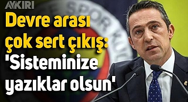 Fenerbahçe'den Alanya maçının devre arasında dikkat çeken açıklama