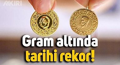 Gram altından yeni rekor: Gram altın, çeyrek altın ne kadar oldu?