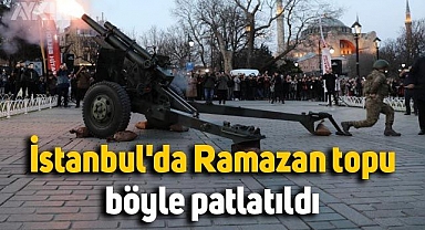 İstanbul'da Ramazan topu böyle patlatıldı