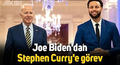 Joe Biden'dan Stephen Curry'e görev