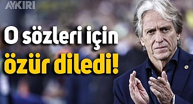 Jorge Jesus, stat hakkındaki sözleri için özür diledi
