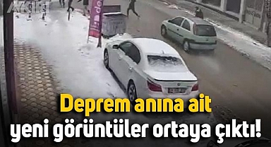 Malatya'da deprem anına ait yeni görüntüler ortaya çıktı