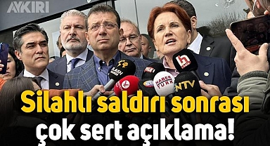 Meral Akşener, silahlı saldırının ardından İl Başkanlığı'nda: Korkmuyorum Recep Bey