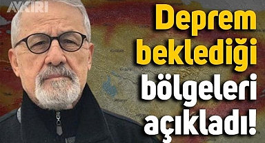 Naci Görür, deprem beklediği bölgeleri açıkladı: İstanbul, Bingöl, Ege, İzmir, Kayseri, Sivas, Erzincan...