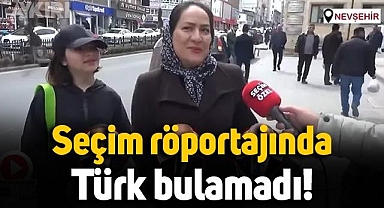 Nevşehir'de seçim röportajı: Türk bulamadı, soru sorulan kişiler Afgan çıktı