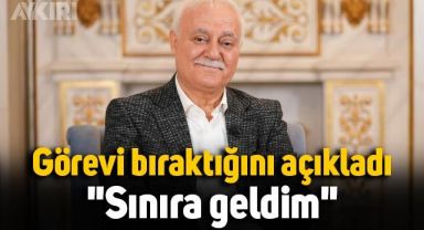 Nihat Hatipoğlu görevi bıraktığını açıkladı: Sınıra geldim