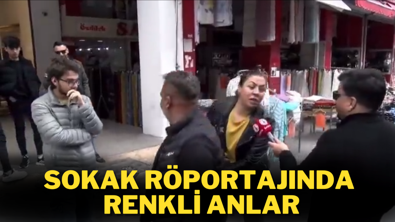 Sokak röportajında ilginç anlar: Adayının Tayyip Erdoğan olduğunu söyleyince yanındaki böyle tepki gösterdi