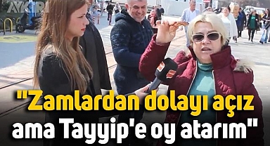 Sokak röportajında konuşan vatandaş: