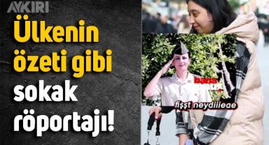 Ülkenin özeti gibi sokak röportajı: Şehit Aybüke Öğretmen ve Şehit Songül Yakut'u tanımadı, Elif Nur Yel ve Bahar Candan'ı tanıdı