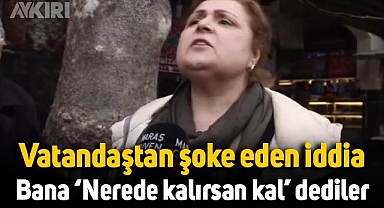 Vatandaştan sokak röportajında şoke eden iddia: Bana