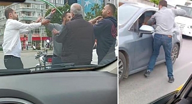 Adana'da trafikte yol verme kavgası: Motor sürücüsü bıçakla saldırdı