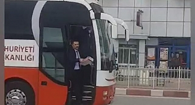 Cumhurbaşkanı Erdoğan'ın Afyonkarahisar'daki araç konvoyu