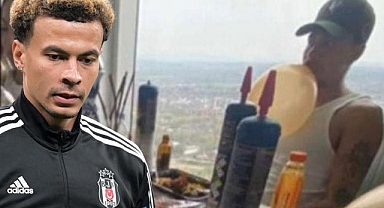 Dele Alli'den şoke eden görüntü: Keyif verici gaz kullanırken görüntülendi