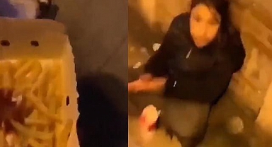 Dilenen çocuğun yüzüne yemek fırlattı, o anları internette paylaştı