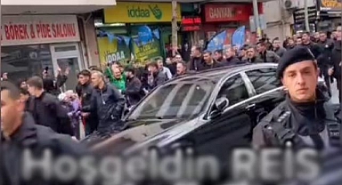 Erdoğan'ın korumaları, bir vatandaş tarafından böyle görüntülendi