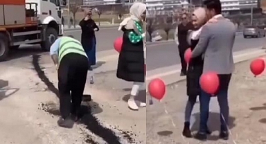 Evlilik teklifi sırasında yaşananlar sosyal medyanın gündemine oturdu