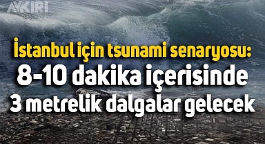 İstanbul için korkutan tsunami senaryosu: 8-10 dakika içerisinde 2-3 metrelik dalgalar gelecek