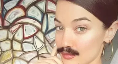 Pınar Deniz bıyıklı halini paylaştı: Çok yakışıklı oldum