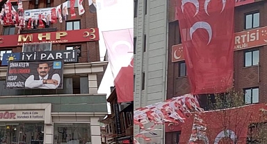 Selma Ateş'ten Sinan Ateş pankartının üzerini kapatan MHP'ye tepki