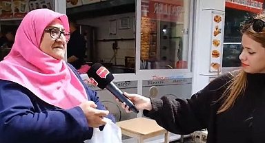 Sokak röportajında vatandaş: