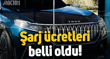 Yerli otomobil Togg'un şarj ücretleri belli oldu
