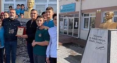 Yozgat'ta Atatürk büstünde yer alan Andımız kaldırıldı
