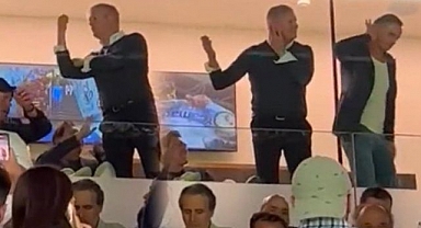 Erling Haaland'ın babası Real Madrid maçının önüne geçti: Taraftara hareket çekti, tribünden çıkartıldı