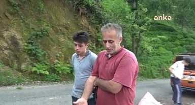 Rize'de çay üreten vatandaş: 