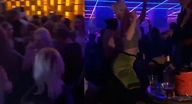Savaşın devam ettiği Ukrayna'daki gece kulüplerinde kaydedilen görüntüler tartışma yarattı