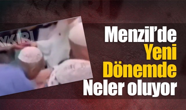 Menzil'de şeyhlik tartışması sürerken, vefat eden Abdulbaki Elhüseyni'nin büyük oğlu Muhammed Saki cemaat mensuplarına böyle el öptürdü