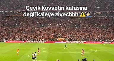 Derbideki performansı sebebiyle eleştirilen Ziyech'in çektiği şut, polisin kafasına geldi!