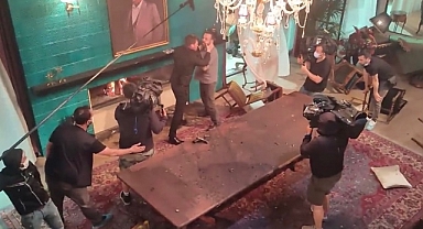 Kıvanç Tatlıtuğ ve Nejat İşler'in aile dizisinin kamera arkasından çarpıcı görüntüler!
