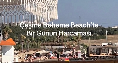 Çeşme'de tatil yapan bir vatandaş, bir ünlük harcamasını paylaştı!