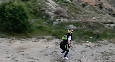 Elazığ'da yamaç paraşütü etkinliğinde yapılan şaka gündem oldu!