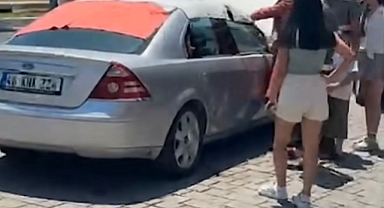 Muğla'da aracın anahtarını bagajda unutan şahıs, araçta mahsur kaldı!