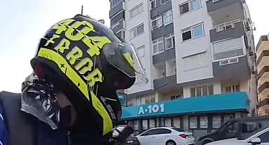 Motosiklet sürücüsü, trafikte uğradığı saldırı anlarını paylaştı!