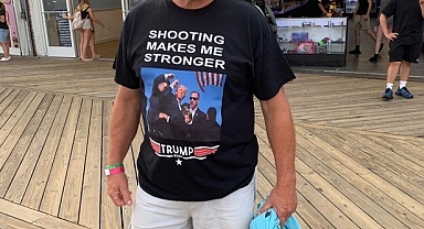 Trump'a yönelik suikast girişimine ait fotoğraflar tişörtlere basıldı!