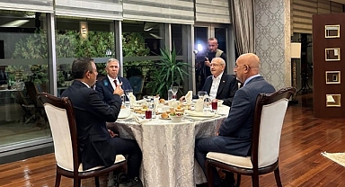 Özgür Özel, Kılıçdaroğlu ve Mansur Yavaş bir araya geldi