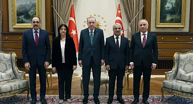 Cumhurbaşkanı Erdoğan ile DEM Parti İmralı Heyeti görüşmesi sona erdi