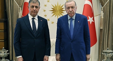 Beştepe'de sürpriz gelişme! Cumhurbaşkanı Erdoğan'la Cemil Tugay Beştepe'de görüştü