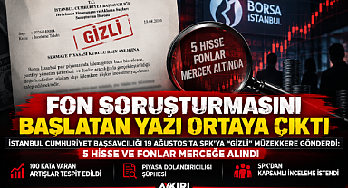 Fon soruşturmasını başlatan yazı ortaya çıktı