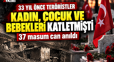 PKK'nın katlettiği 37 vatandaşımız anıldı