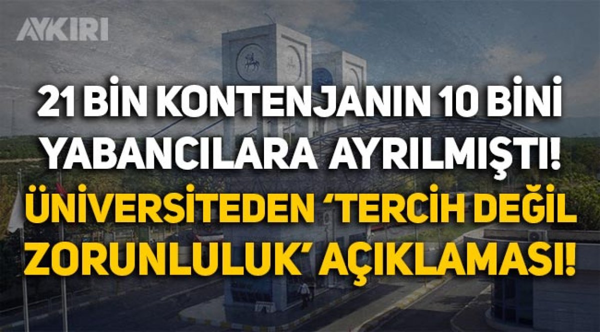 dokuz eylul universitesi nden yabanci uyruklu kontenjani hakkinda aciklama tercih degil zorunluluk egitim aykiri haber sitesi