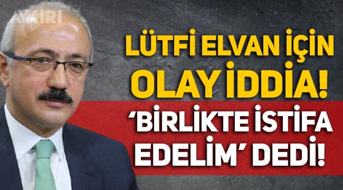 ahmet davutoglu ndan sok lutfi elvan aciklamasi sizinle birlikte istifa edelim dedi siyaset aykiri haber sitesi