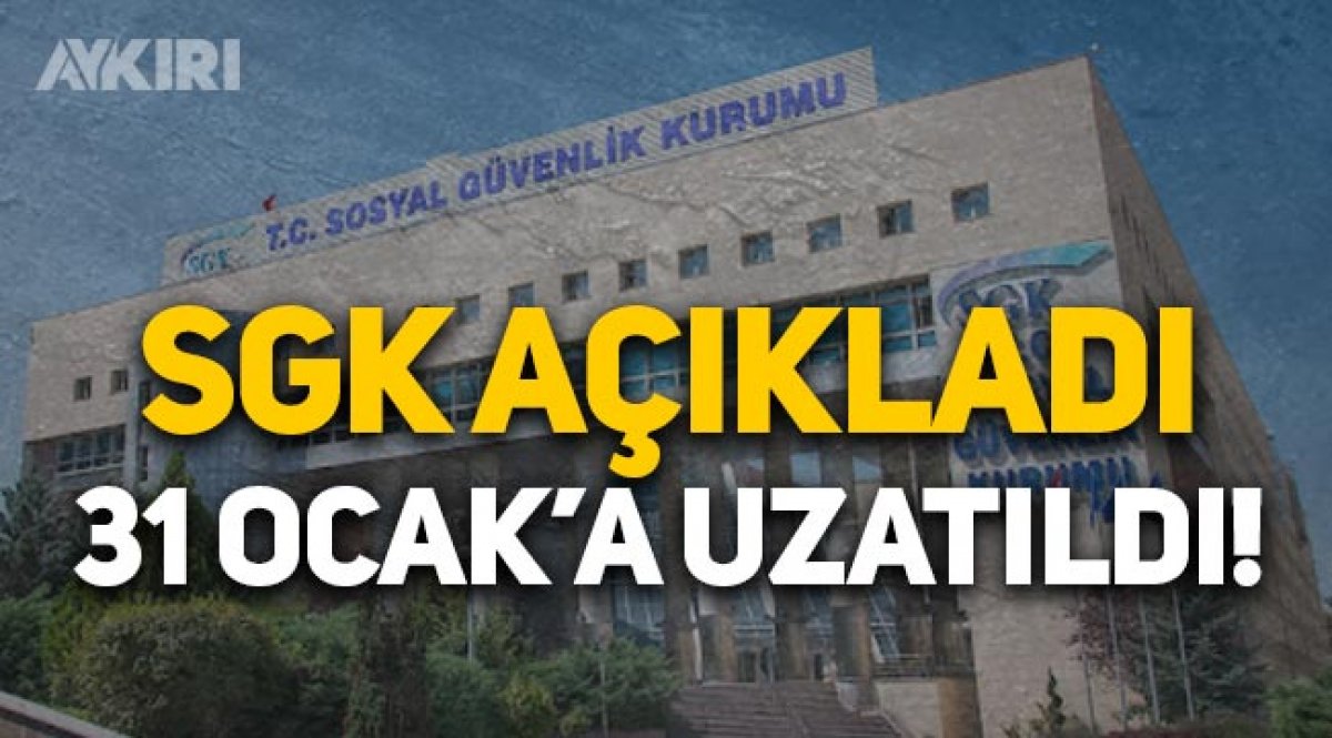 sgk acikladi 31 aralik ta biten e tebligat basvuru suresi 31 ocak 2022 ye uzatildi ekonomi aykiri haber sitesi