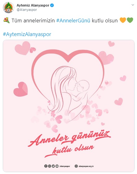 Süper Lig kulüplerinin Anneler Günü mesajları 7