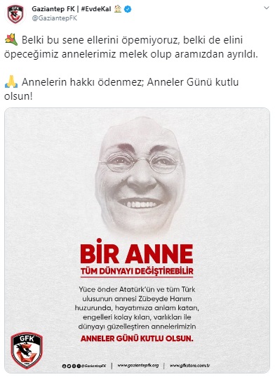 Süper Lig kulüplerinin Anneler Günü mesajları 12